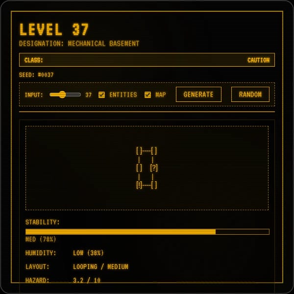 Backrooms Level Generator
