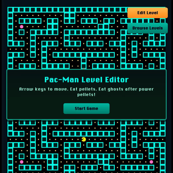 Pac-Man Level Editor