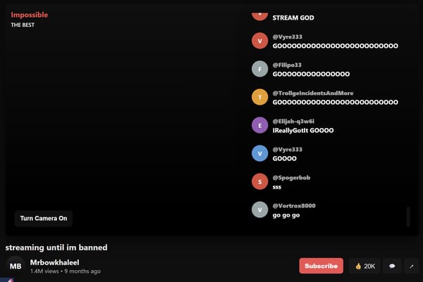 W STREAM — Spammed Chat Overlay