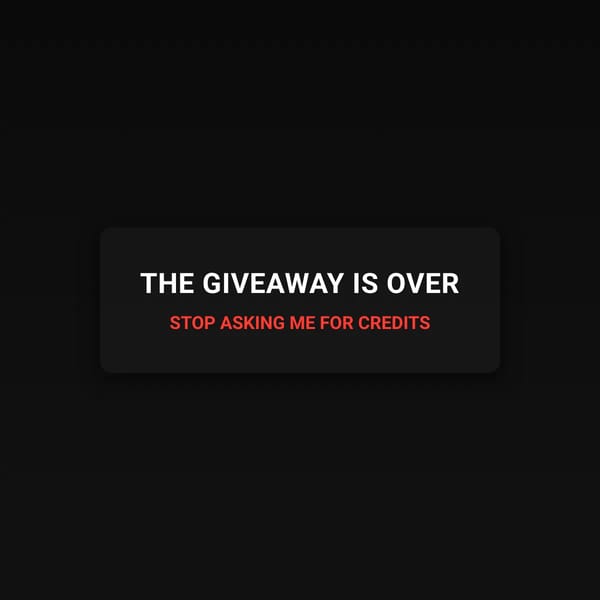 Credit Giveaway