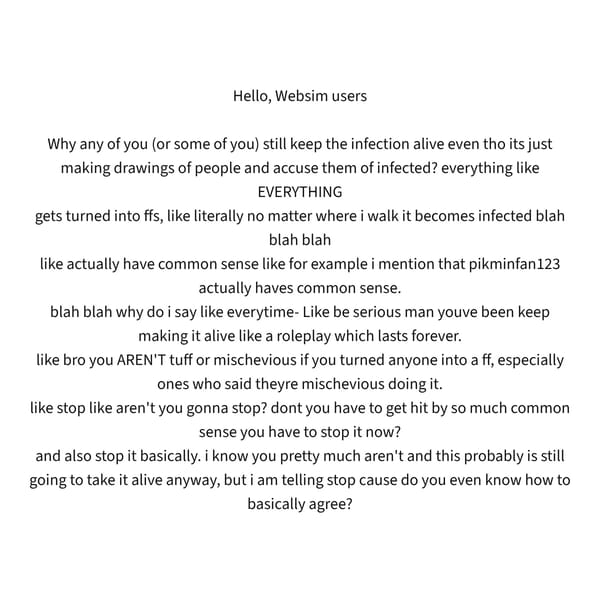 something i need you to hear and read