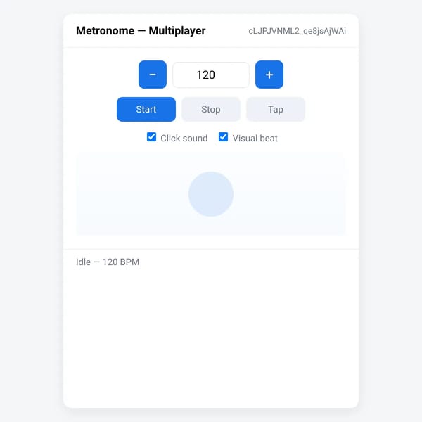 Metronome — Multiplayer