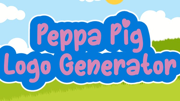 Peppa Pig Logo Generator