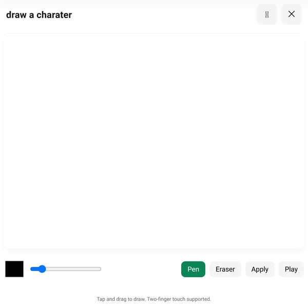 draw a character