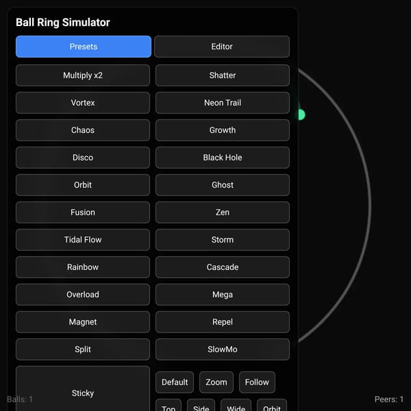 Ball Ring Simulator