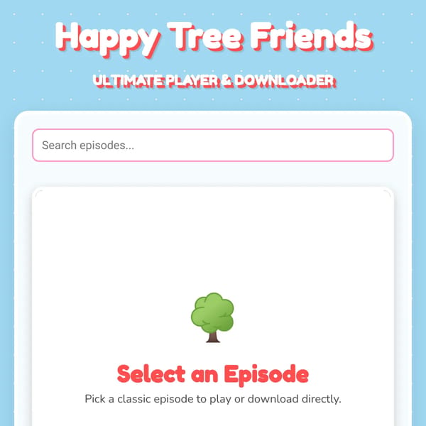 Happy Tree Friends Ep selector