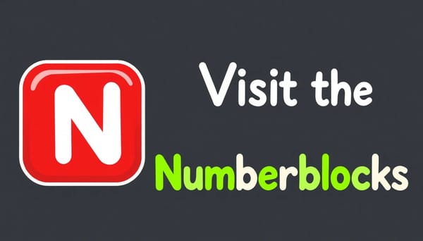 Visit the numberblocks