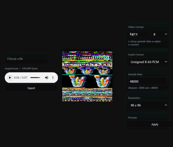 Binary Waterfall Player