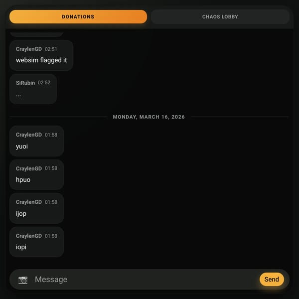 The Chat Lobby (INCLUDES CHAOS)