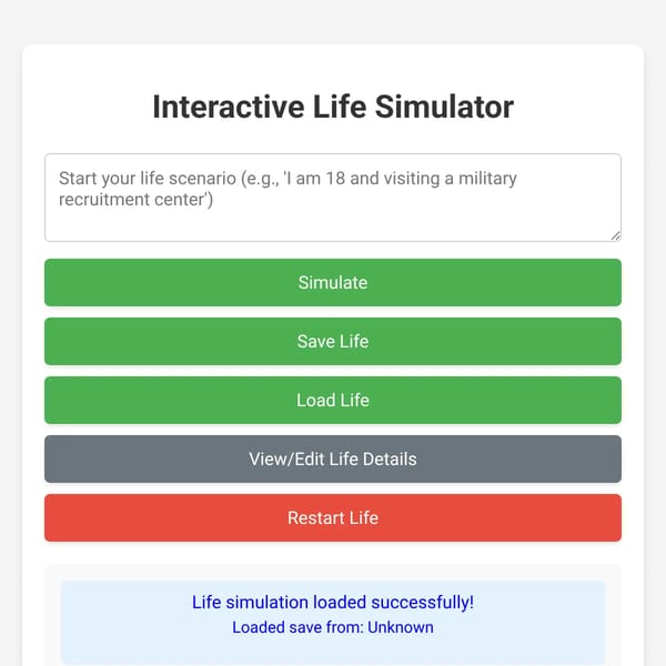 Life Simulator