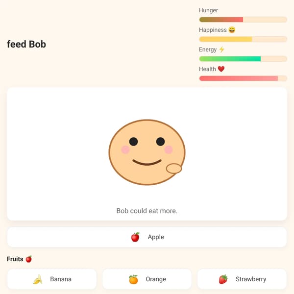 feed Bob