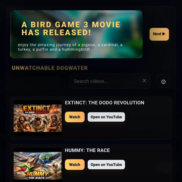 UNWATCHABLE DOGWATER