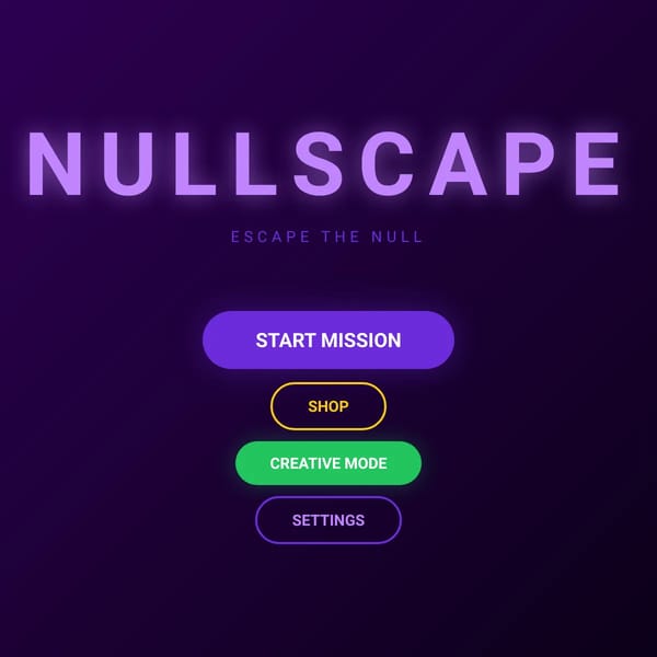 Roblox Nullscape (WEBSIM EDITION)