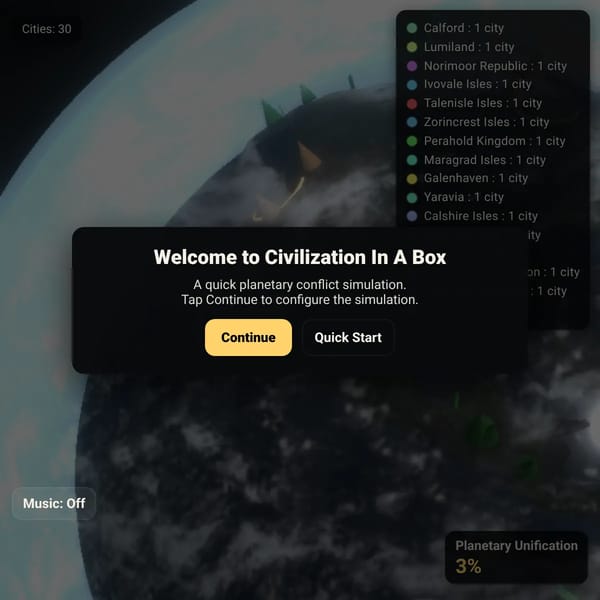 Civilization In A Box (ALPHA)