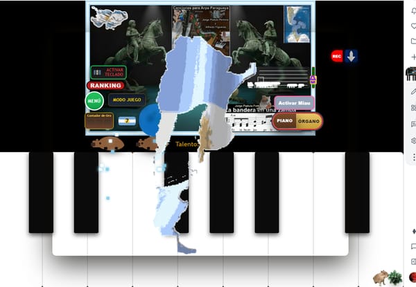 El Carpincho toca Piano