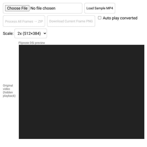 Some Video to Flipnote converter that barely works