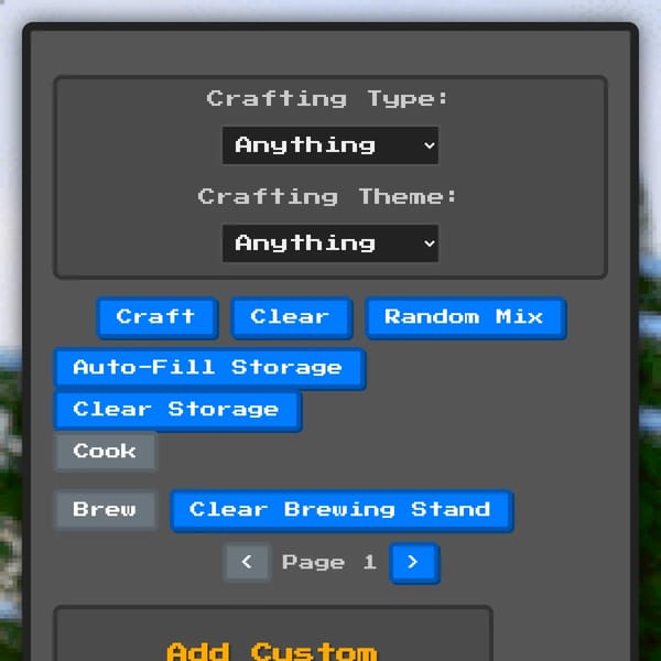 Infinity Craft Table
