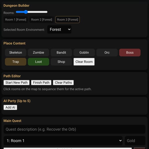 Dungeon Master Simulator
