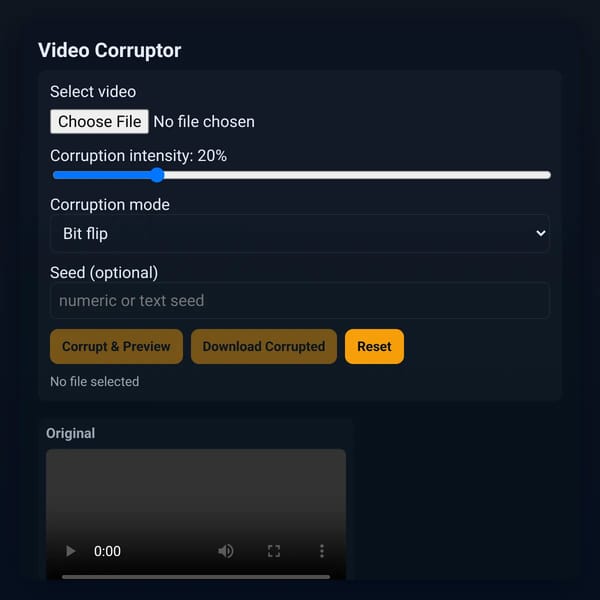 Video Corruptor