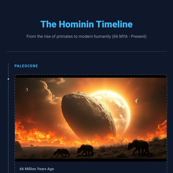Human Evolution Timeline