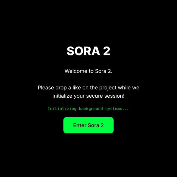 free sora 2 but no loading