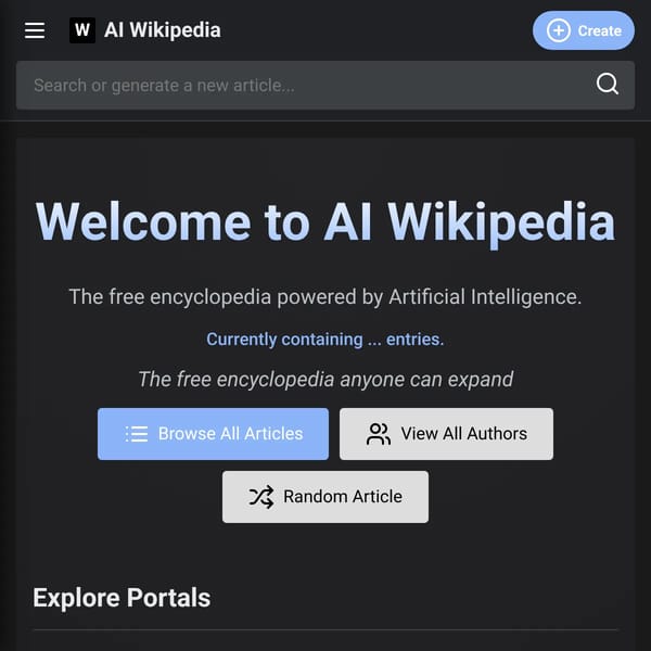 AI Wikipedia - The Intelligent Encyclopedia