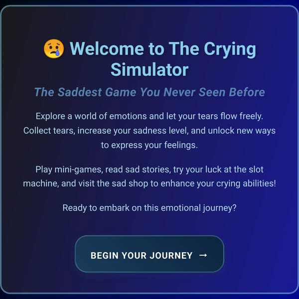The Crying Simulator