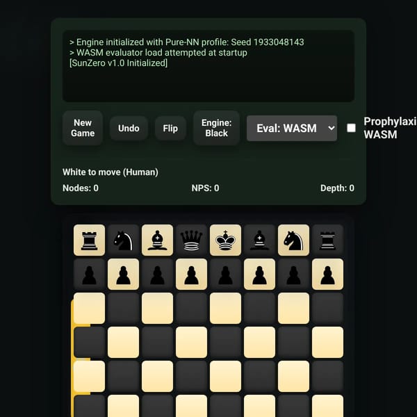SunZero Chess Engine