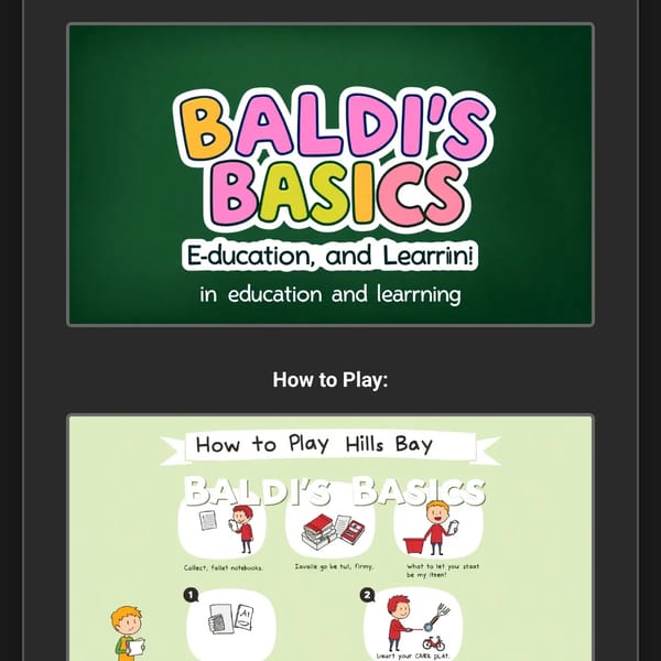 Baldi's Basics Plus Pirated Edition
