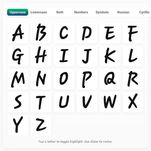 All Letters