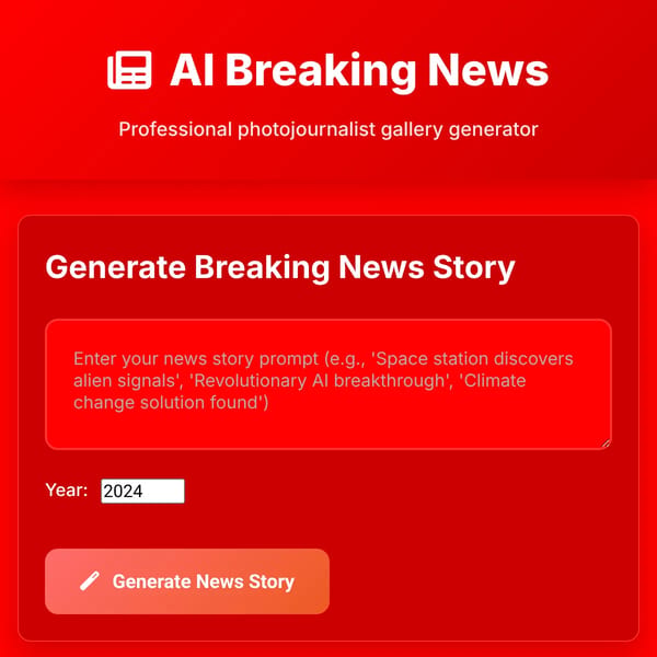 AI Breaking News Generator Plus!