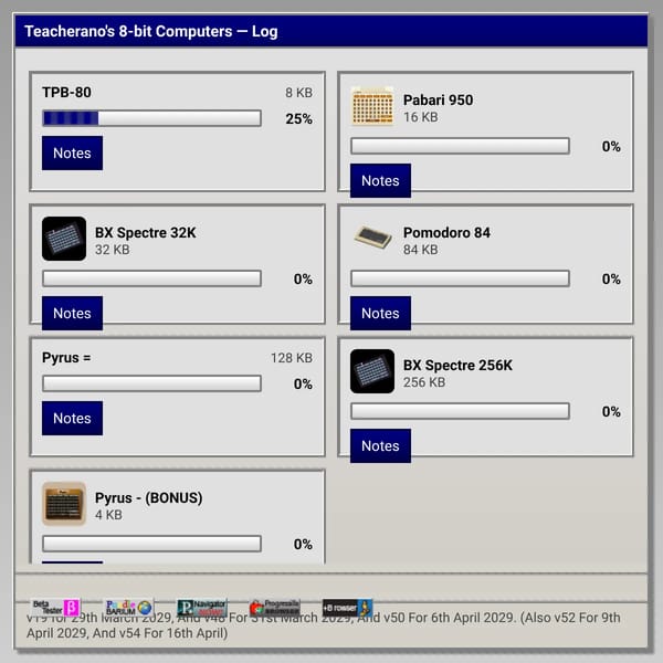 Teacherano's 8-bit Computers Log - 16th April.