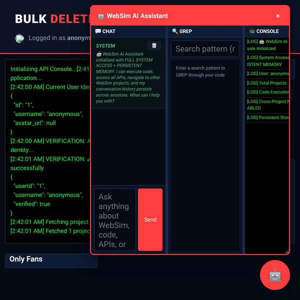 Bulk Delete Projects