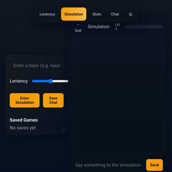 Interactive Simulation Creator