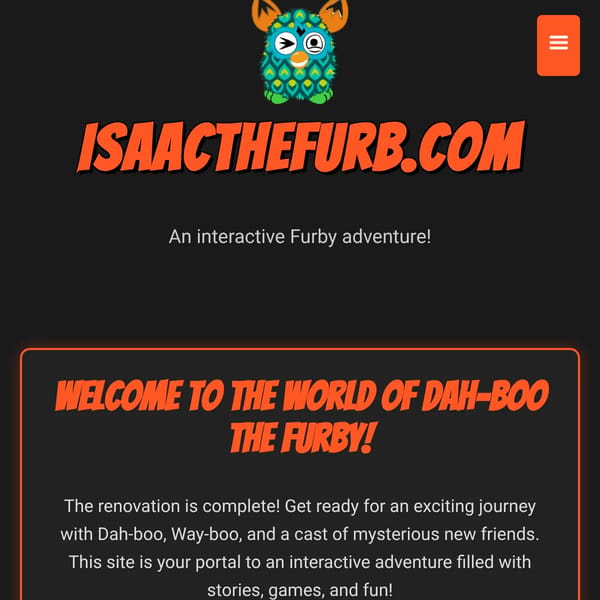 Isaacthefurb.com - Coming Soon