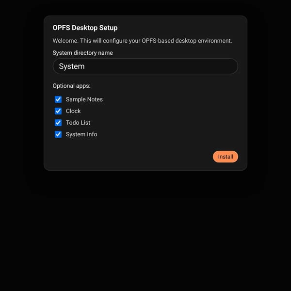 OPFS Desktop