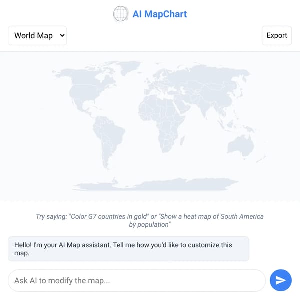 AI MapChart Maker