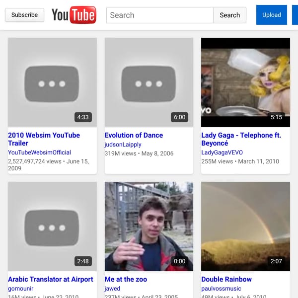 YouTube Old Skool! (2010)