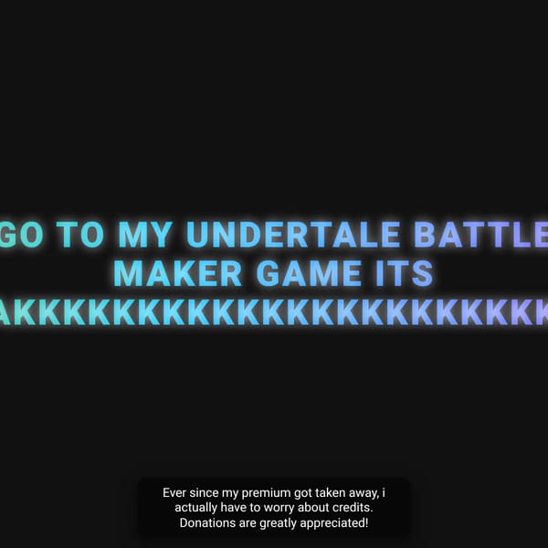 GO CHECK OUT UT BATTLE MAKER NOW