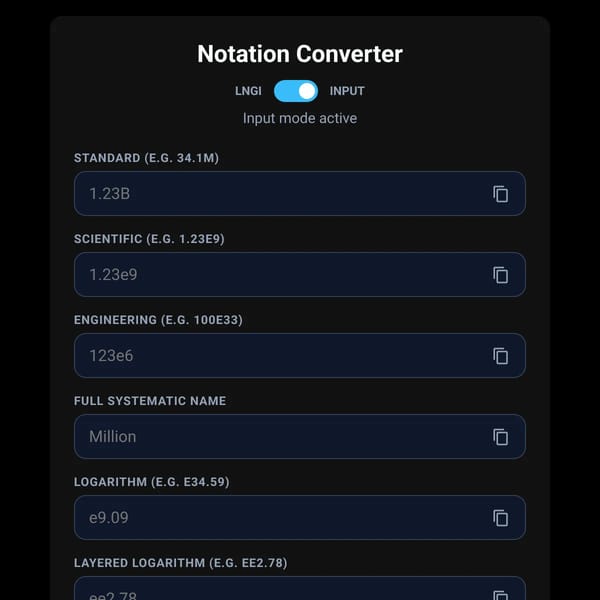 Number Notation Converter