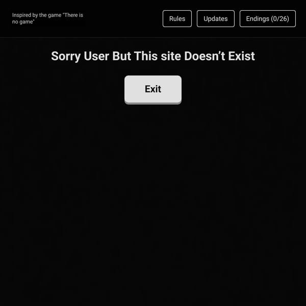 There Is No Site (Beta)