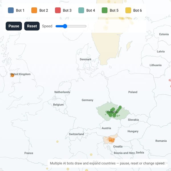 Europe: AI Bots Drawing Countries