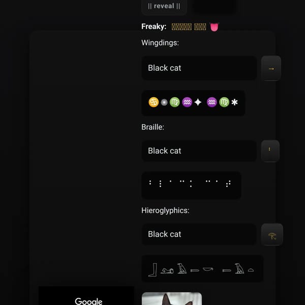 Black cat in Every Way
