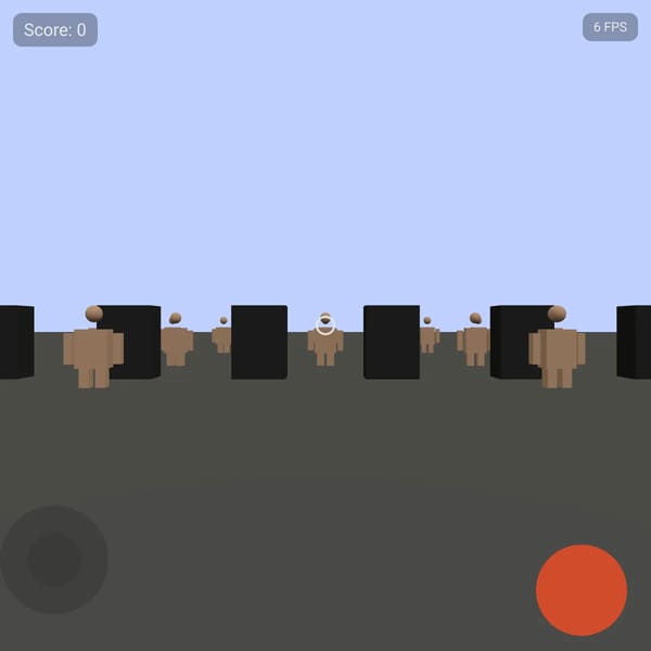 GTA3 Test Level — Mannequin Range