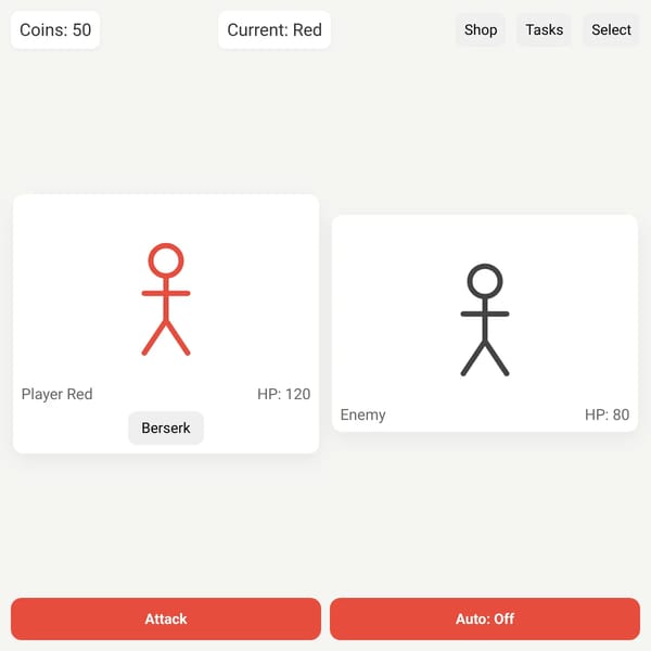 Stickman Colors — Fight