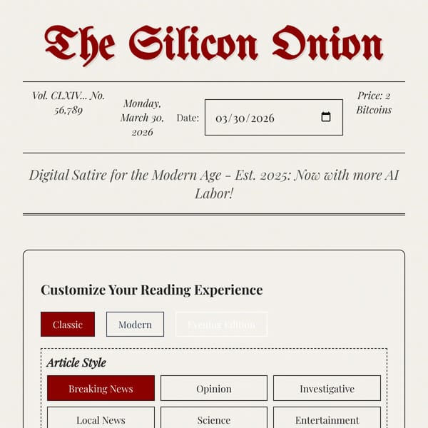 The Silicon Onion: Deluxe Edition!