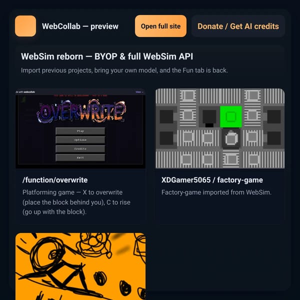 WebCollab Preview