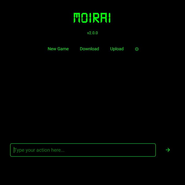 Moirai | Infinite Text-Based Adventures