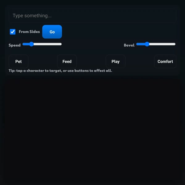 Text Bounce Engine