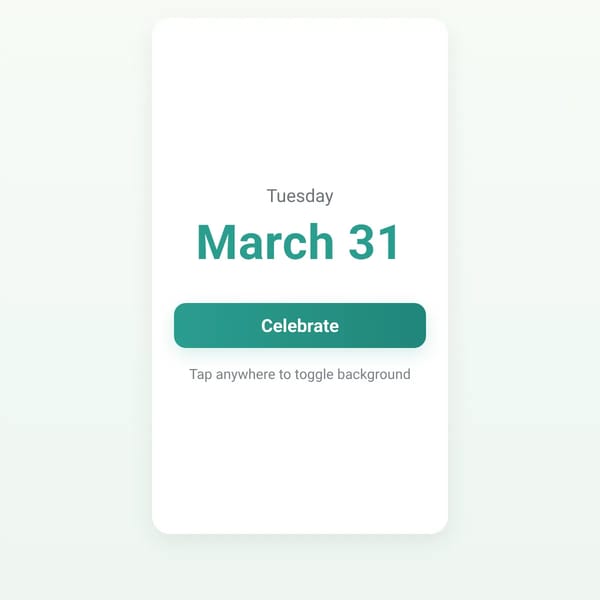 Celebration Page